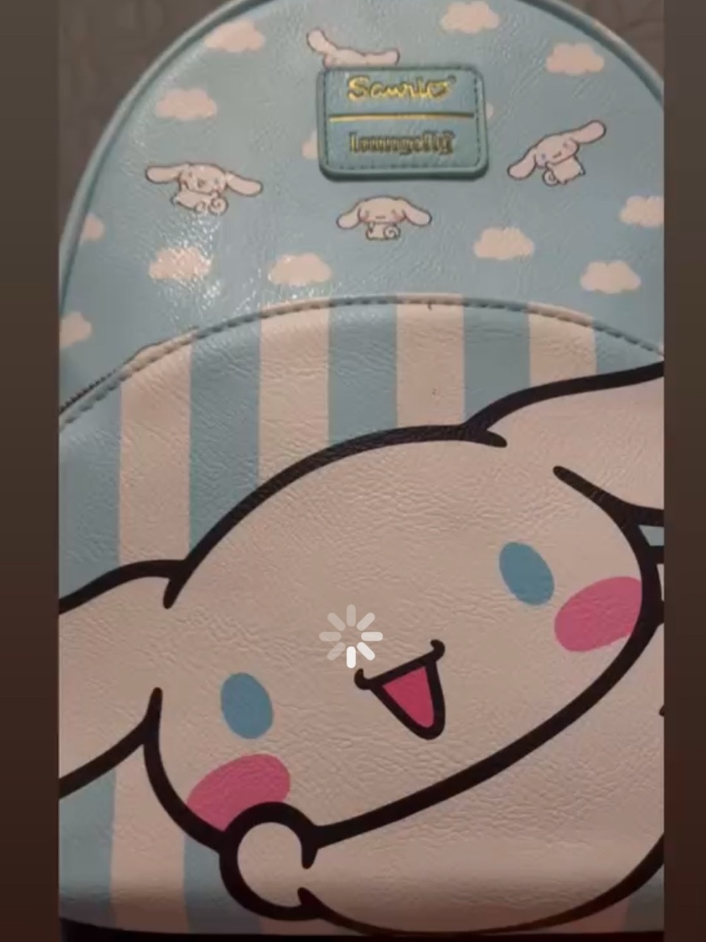 Sanrio Cinnamoroll Light Blue and White Character Backpack